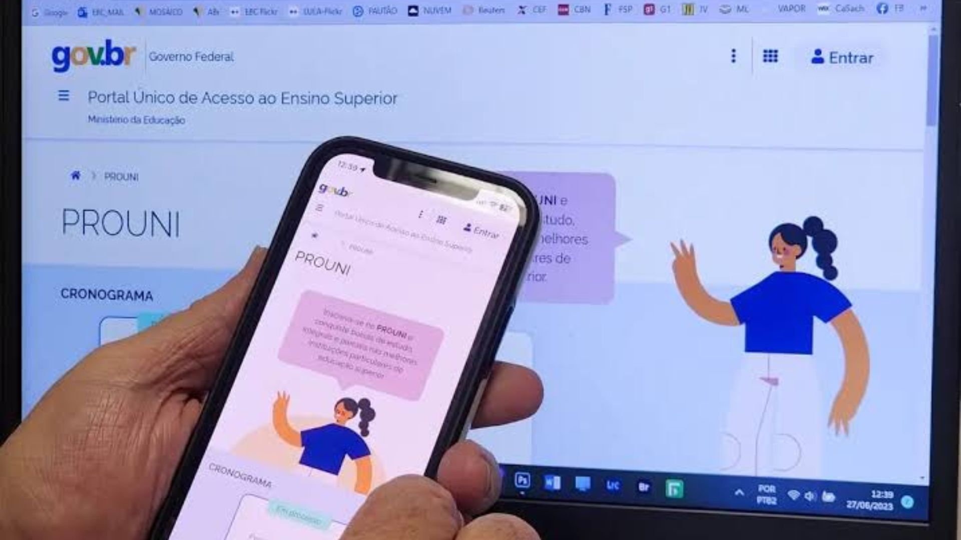 Prouni 2026: inscrição gratuita para o 2º semestre começa nesta terça