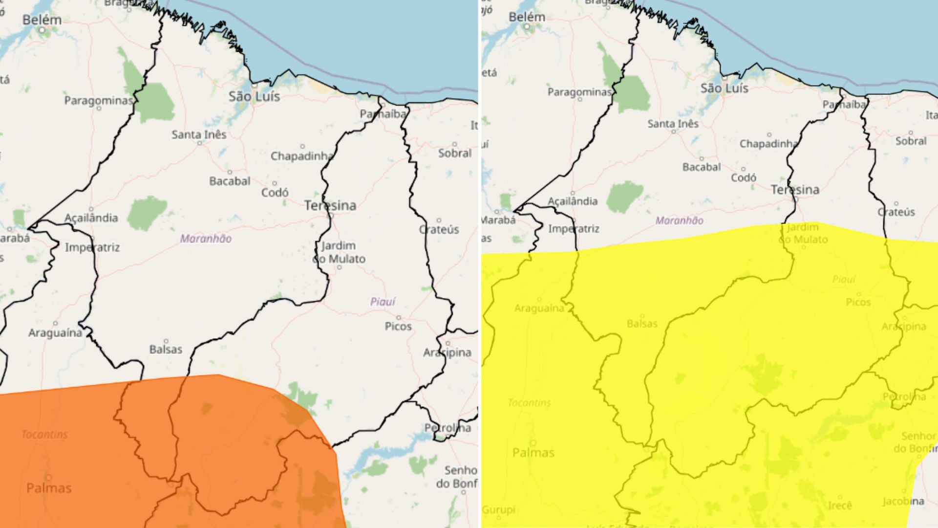 Maranhão tem cidades em alerta para umidade do ar de até 12%