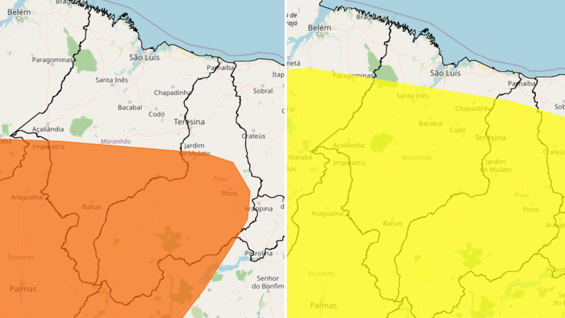 Maranhão tem dois alertas de baixa umidade nesta segunda (17)
