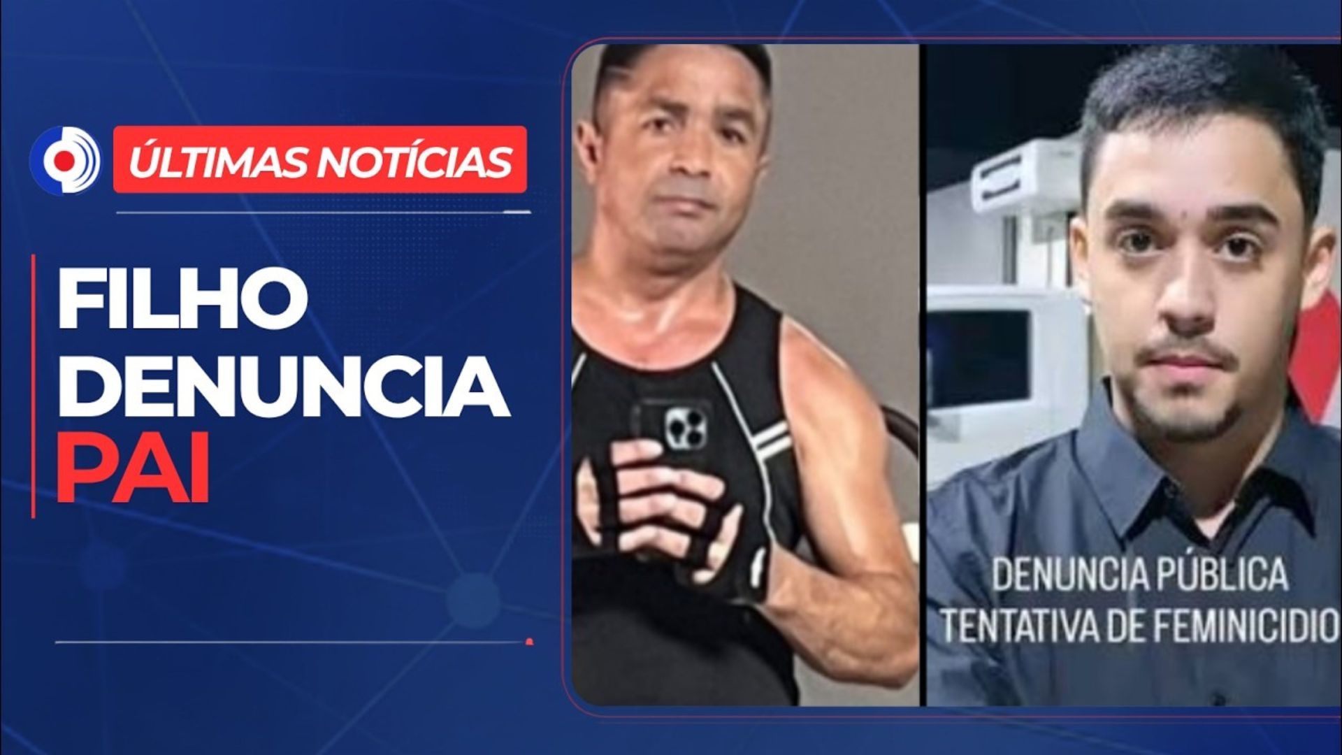 VÍDEO: Filho denuncia pai nas redes sociais após agressão à mãe