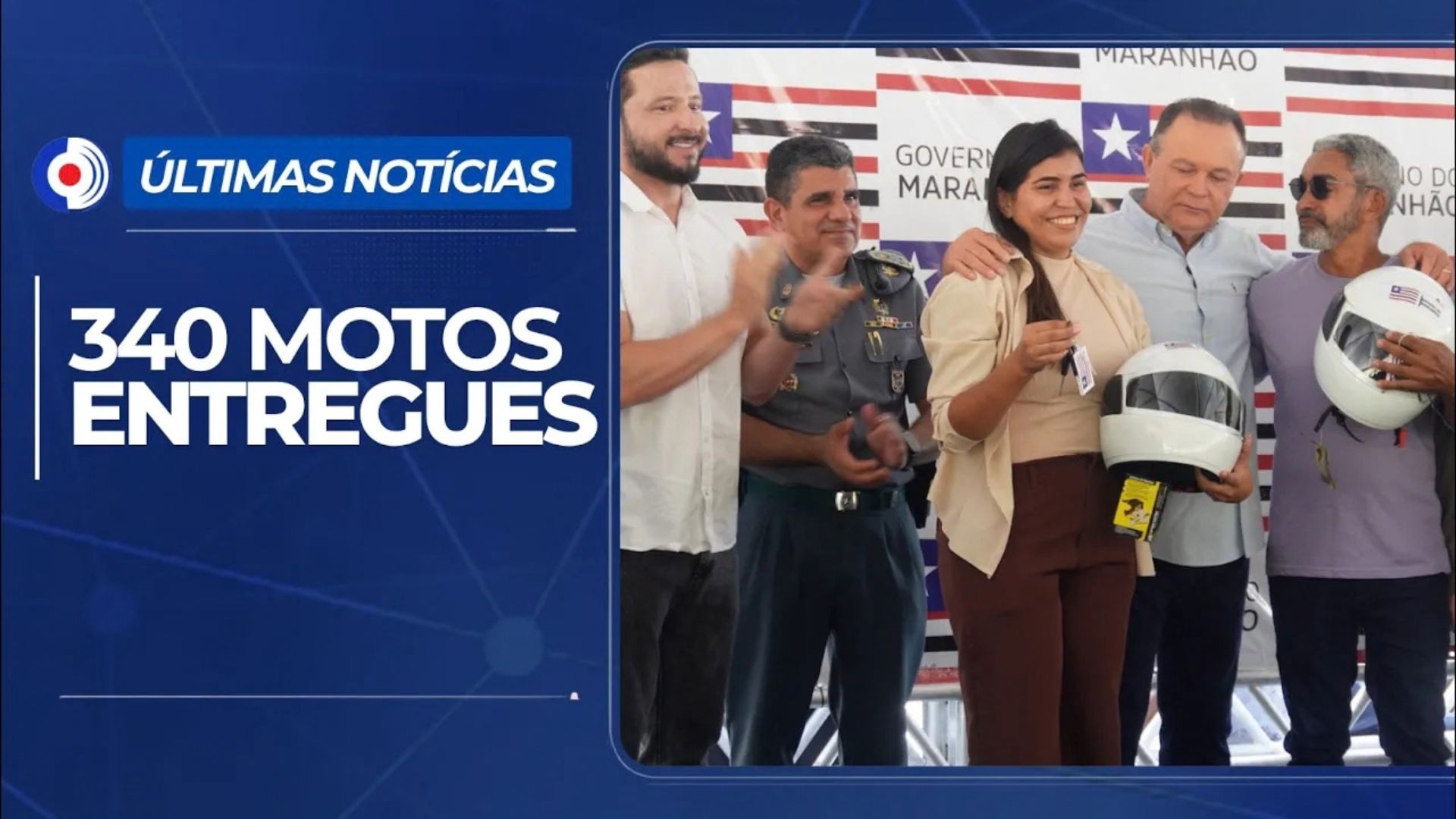 Mais de 300 motos são entregues a mototaxistas e motofretistas no Maranhão