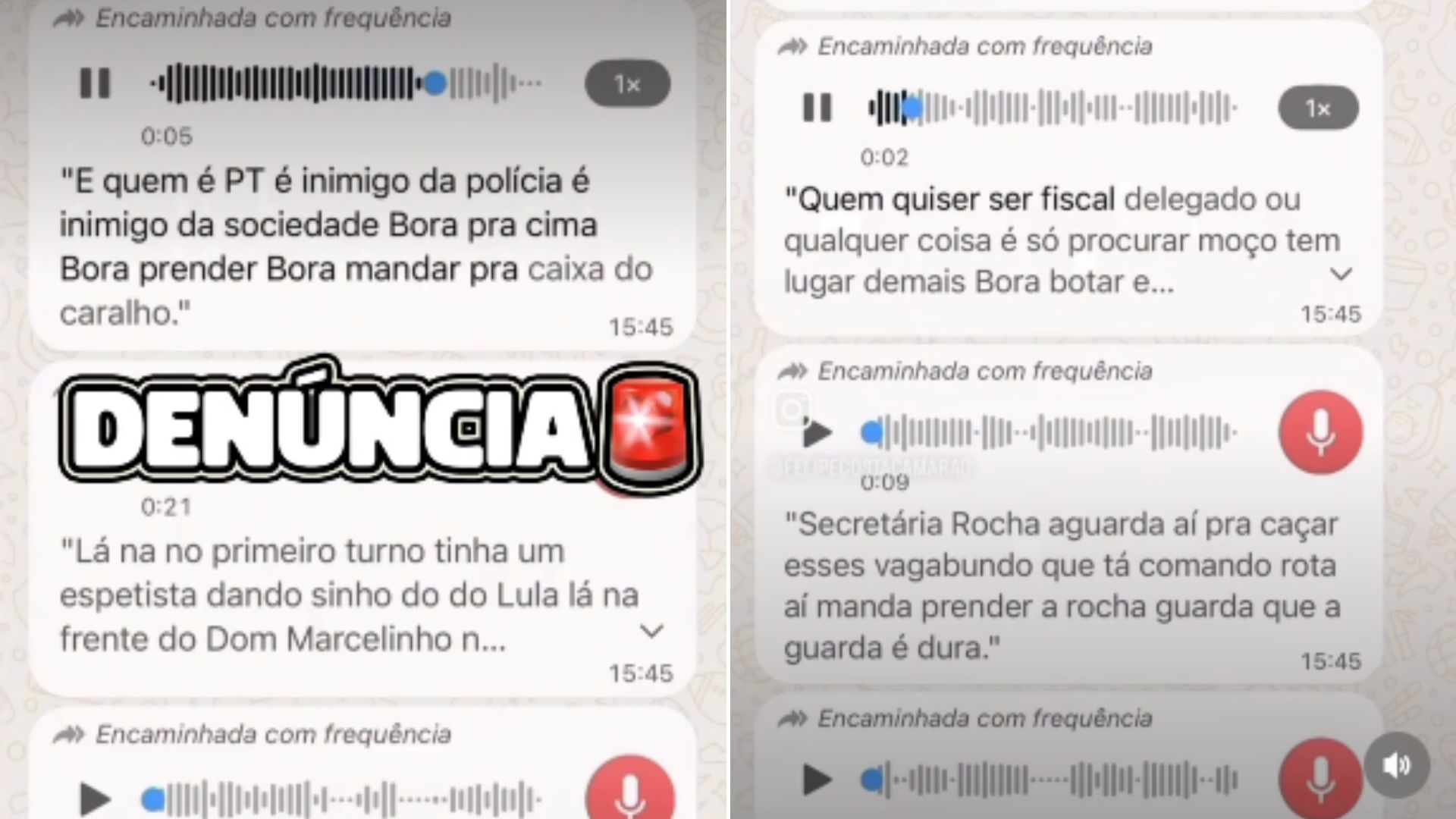 ÁUDIO: Brandão afasta sargento após áudios com ameaças a apoiadores de Lula