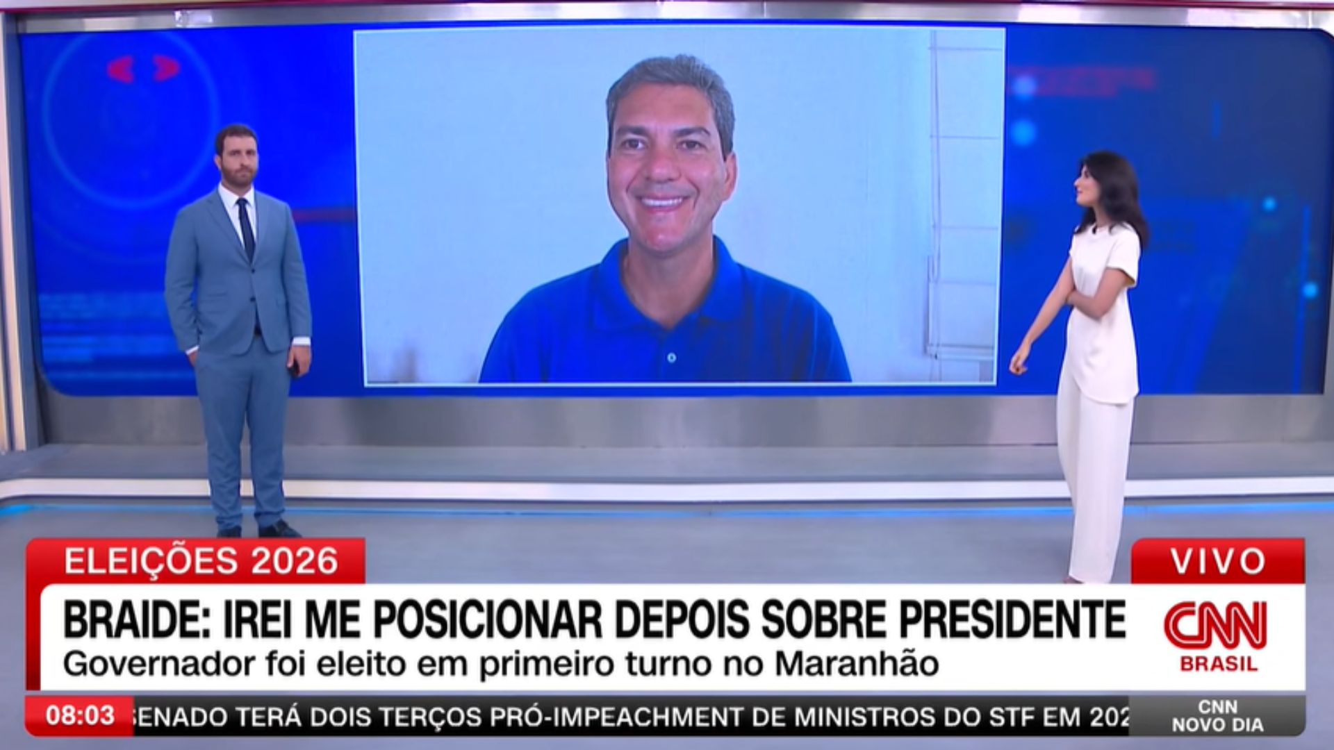 VÍDEO: “Ainda não decidi”: Braide fala sobre apoio no 2º turno presidencial