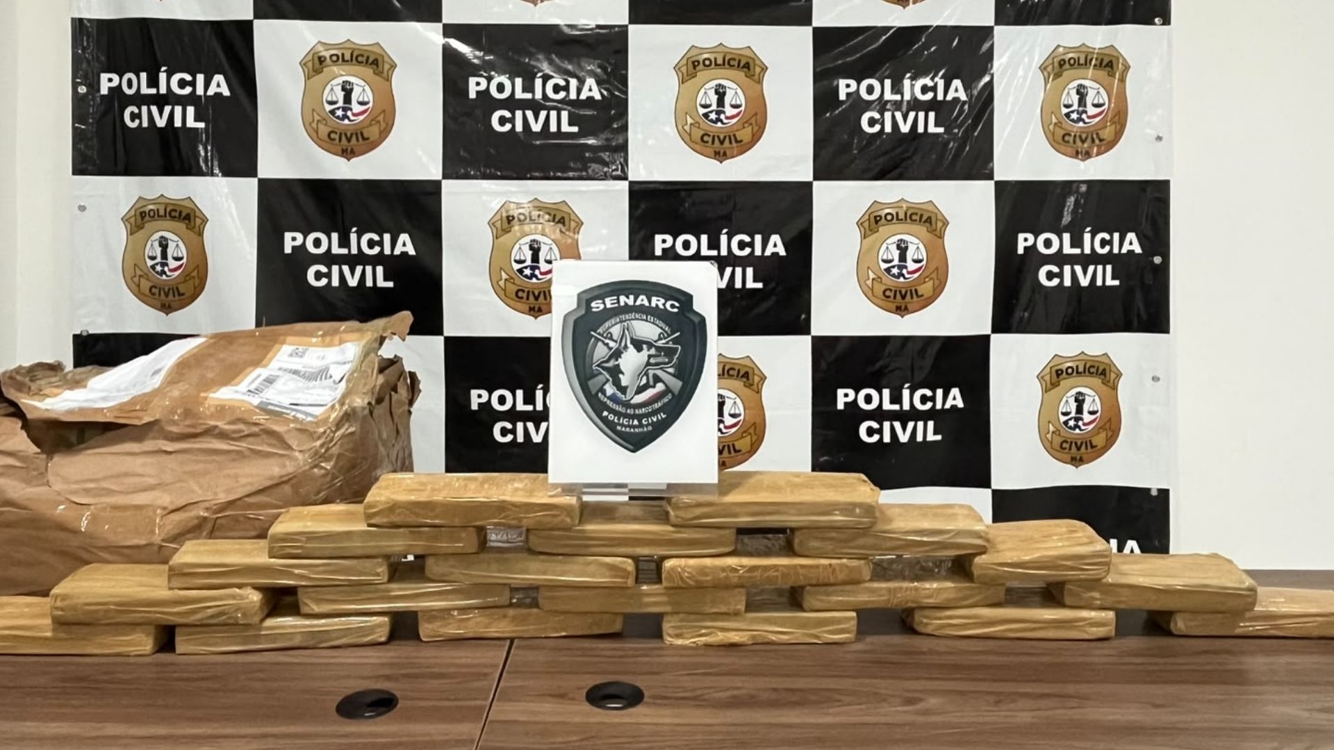 Ação policial apreende 20 kg de maconha em São Luís